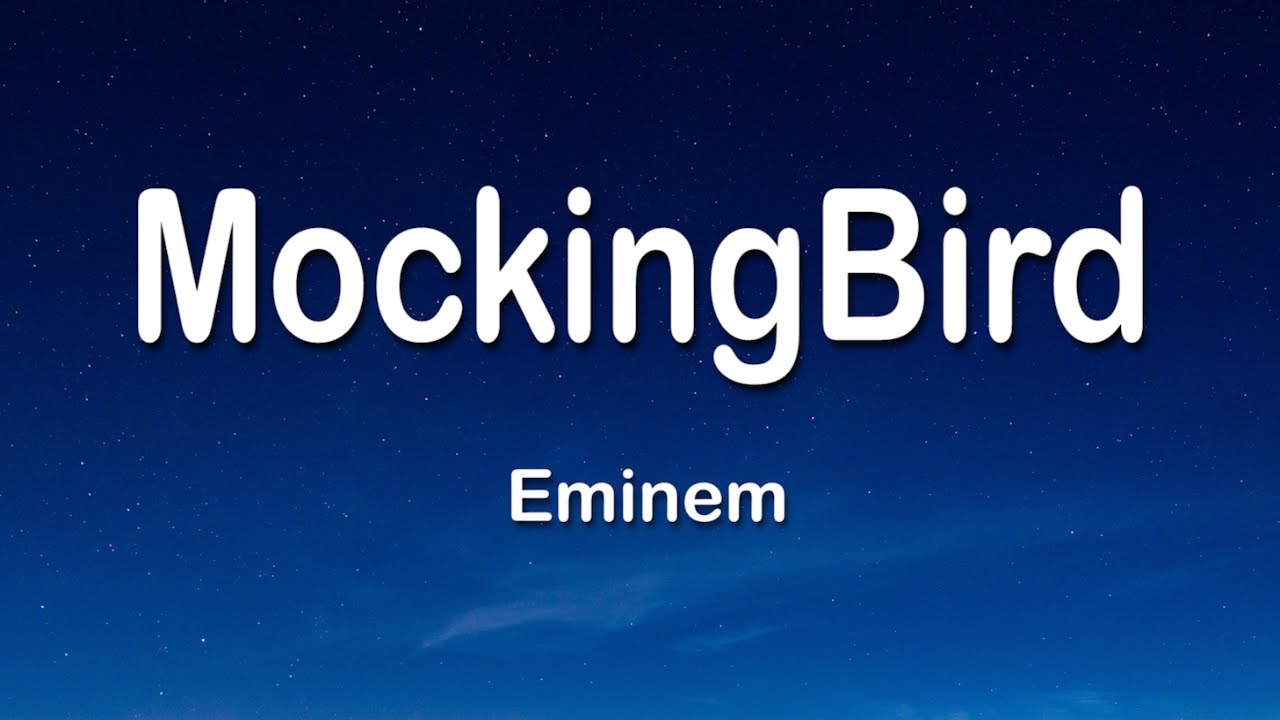 Eminem - Mockingbird - Sped up - (Lyrics) 