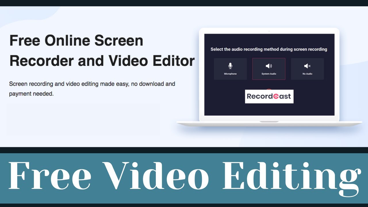 Free Video Editing | Internet-based solution to edit your videos for YouTube and Social Media