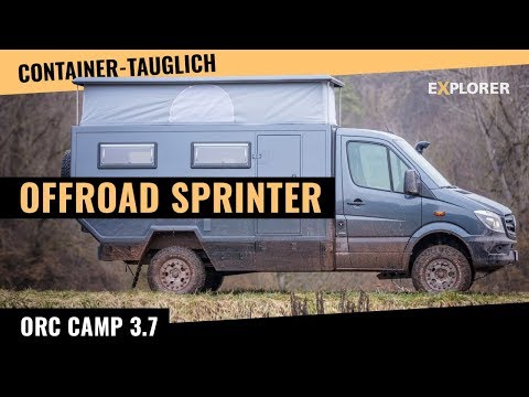 Sprinter 4x4 Wohnmobil mit Hubdach [Containertauglich]