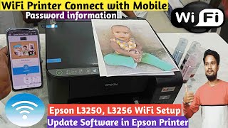 How To Connect Epson L3250 Printer To Mobile | Epson L3250 WiFi Setup in Hindi