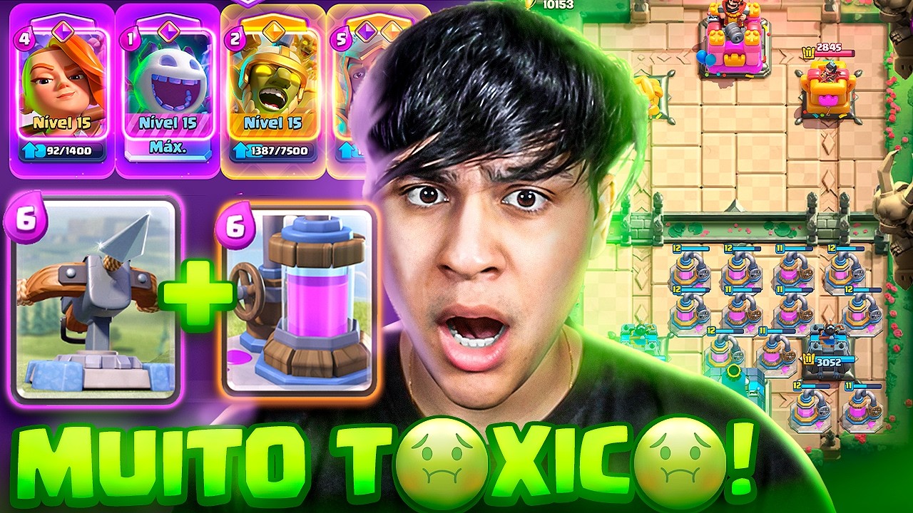 EU NÃOACREDITO que essa COMBINAÇÃO voltou ao META do CLASH ROYALE...😱