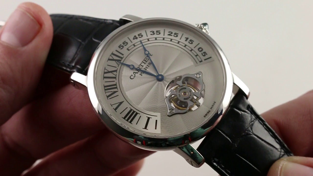 Pre-Owned Cartier Rotonde Tourbillion 