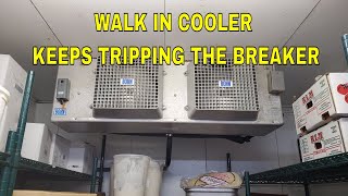 walk in breaker keeps tripping