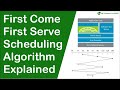 First Come First Serve scheduling algorithm explained