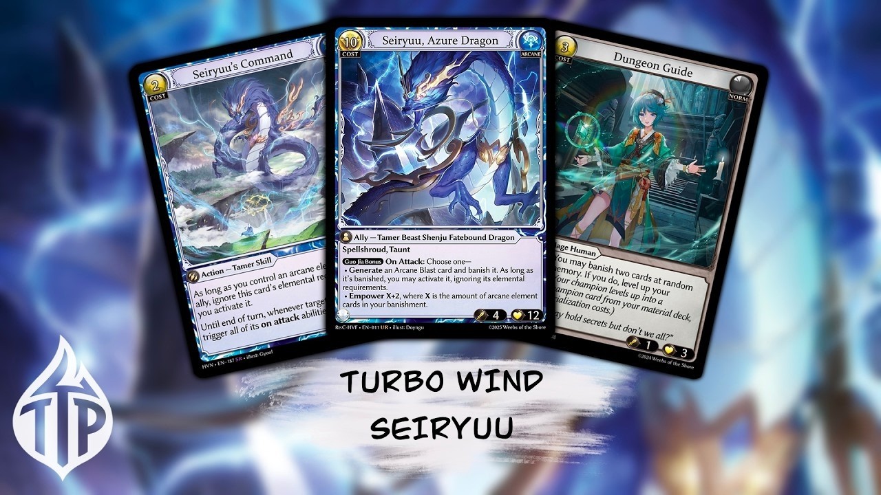 TURBO Wind Sieryuu | Grand Archive TCG Deck Profile - YouTube