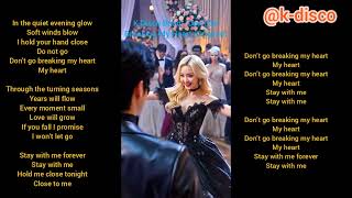 Don't Go Breaking My Heart (Original) | 2026 | Italo Disco | Eurodisco |  | K-Disco | by @k-disco screenshot 4