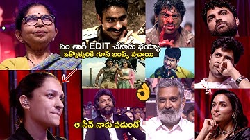 గూస్ బంప్స్ భయ్యా🔥👌 See Celebrities Reaction After Seeing Rajamouli AV at HIT3 Pre Release | NTR