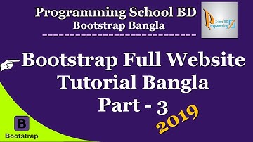 Logo & Search Bar - Bootstrap Project Tutorial Bangla (part-3)