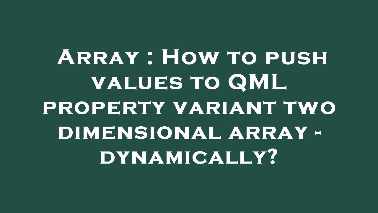 qml property assignment