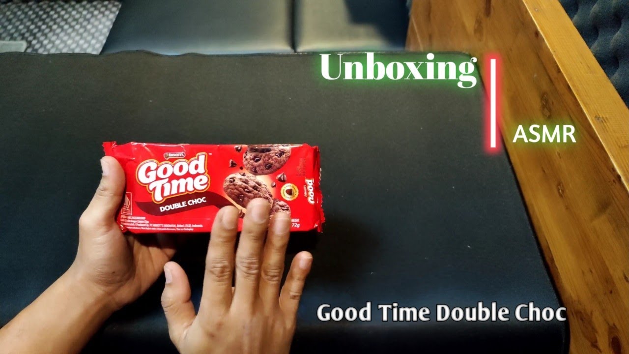 Unboxing ASMR Good Time Double Choc - YouTube