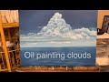 Learning how to paint clouds.