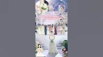 MÀN TUNG HOA CƯỚI CỦA CÔ DÂU ĐỖ HÀ #dothiha #doha #wedding #damcuoi #hoahau #ruocdau #viral #showbiz