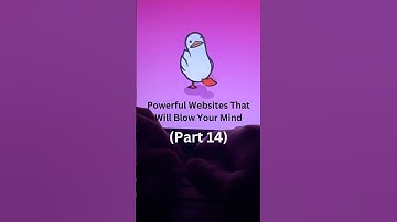 Part-14 Powerful Websites That Will Blow Your Mind #shorts #ai #productivity #part14 #websites
