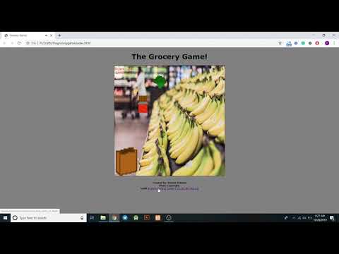 The Grocery Game In JavaScript With Source Code | Source Code & Projects