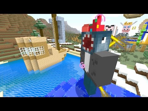 Minecraft Xbox - Quest To Shoot Squid In The Face With Arrows (127)