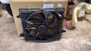 2012 WK2 Grand Cherokee Overland V6 3.6 Radiator Fan (only) Replacement
