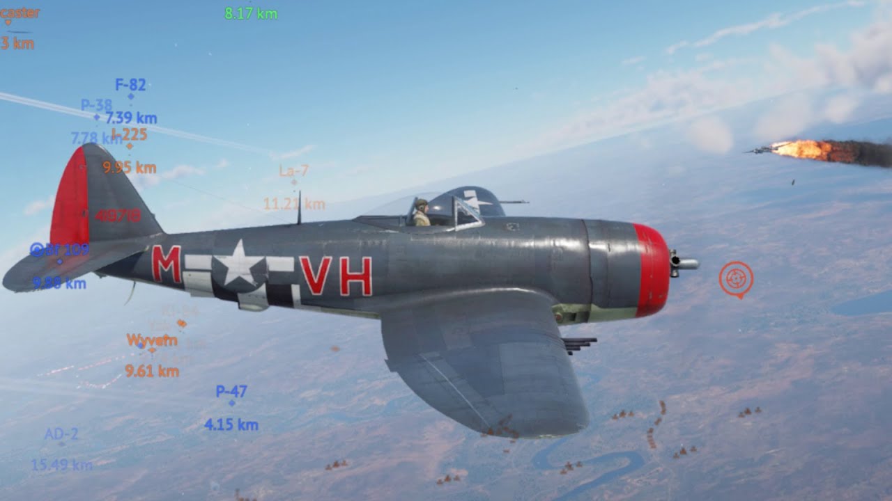 P-47D Thunderbolt War Thunder gameplay