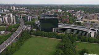 GSK and Sky Headquarters - 6K ALL I 24p reduced 4K Soc media 4K