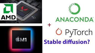Macbook GPU (AMD or M1/M2) acceleration: install Anaconda, Pytorch Metal. Stable diffusion Part 1