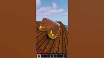 Realistic Honey Block??? #shorts #minecraft