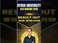 Ayush University B.Sc Nursing Result 2025 Declared! 🎉 #bscnursing #nursingstudent #bscnursingexam