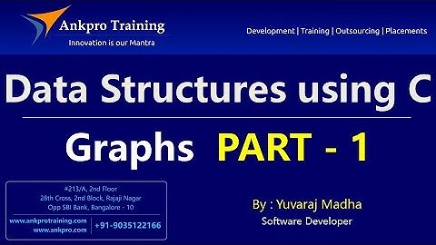 Data Structures using C Part 27 - Graphs data structures | Graphs representation | Types of graphs