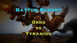 Waaagh! Ghazghkull vs Tyranids 2500pts (Warhammer 40,000 Battle Report)