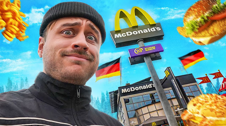 Je TESTE MCDONALD'S en ALLEMAGNE 🍟 (énorme dinguerie)