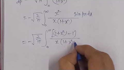 Find Fourier cosine transform of f(x)=1/(1+x^2) hence find Fourier sine transform of F(x)=x/(1+x^2)