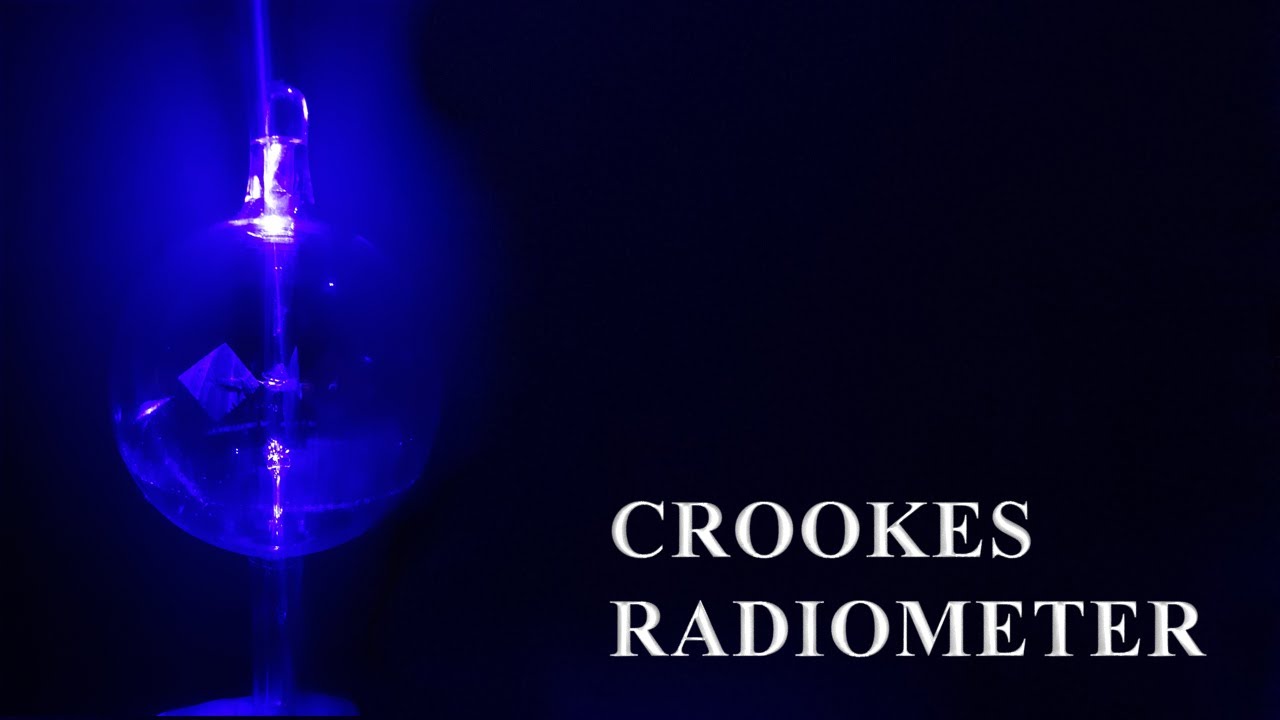 Radiometer rotary. Crookes radiometer. Physics.