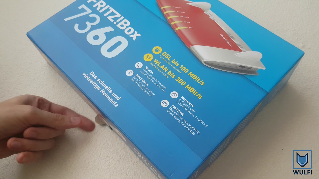  New Update FRITZ! Box 7360 unboxing + installation