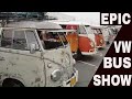 OCTO 2020  Biggest turnout ever? Split window VW BUSSES everywhere. vw car show