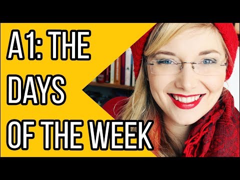 Learn German - Episode 12: The Days of Week - YouTube