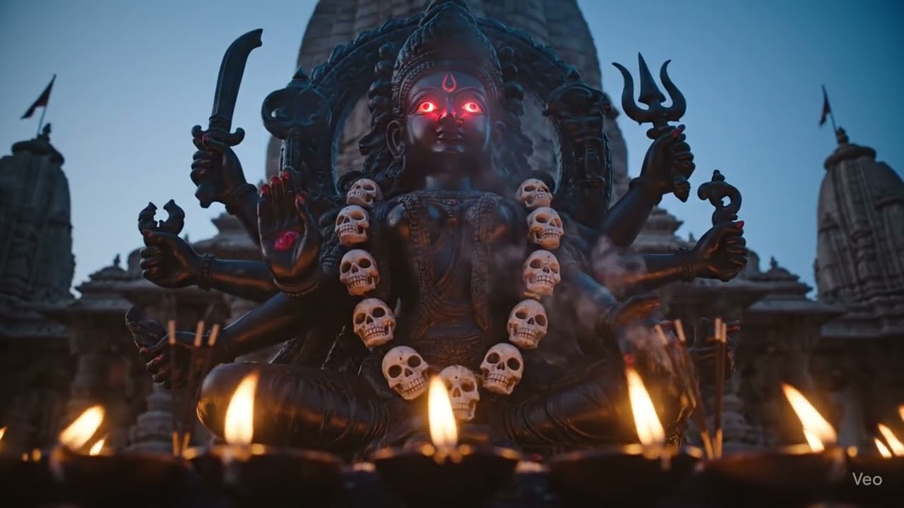 Goddess Kali Temple | 4K Cinematic Spiritual Background (Free to Use)