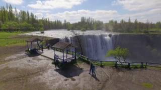 Desde Drone, Saltos del Laja, BioBio, Chile.