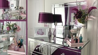 Dresser  Decor Ideas | Glam Bedroom Decor | Decorate with Me 2021