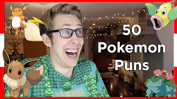 50 POKEMON PUNS in Under 4 Minutes | Evan Edinger