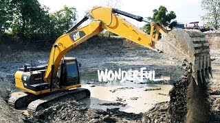 รถแบ็คโฮ CAT 320D2 ขุดสระเข้ามุมสุดท้าย เปลี่ยนตัวเอาของแรงลุยสักหน่อยงานแข็งๆขอให้บอก 💯💯💯