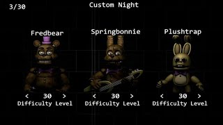 3/30 MODE   ENDLESS MODE! | NIGHT SHIFT AT FREDBEAR'S: REMASTERED | MODO 3/30 | CUSTOM NIGHT |
