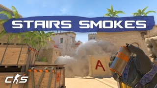 CS2 Mirage - The 5 BEST Ways to SMOKE STAIRS!