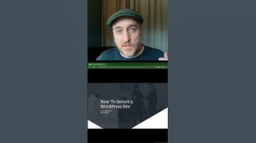 Check out my video on Securing WordPress
