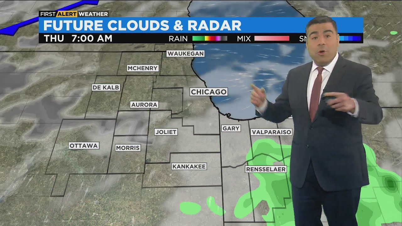 Chicago First Alert Weather: Thursday cold front, showers Friday - YouTube