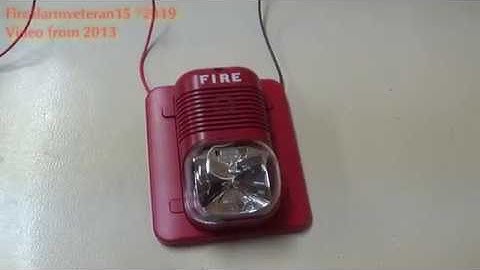 System Sensor SpectrAlert "Classic" P24110 Horn/Strobe Test