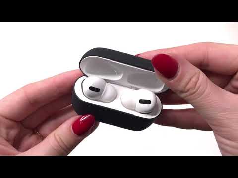 Чехол Silicone Case for Airpods Pro ultra slim black