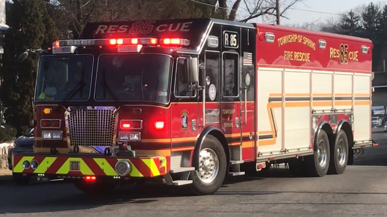 Engine 85 Rescue85 Township of Spring Fire Rescue Services Rescue 85 & Rescue Engine 85 ...