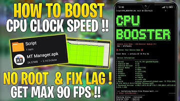 Upgrade CPU Performance For Android Without Root || Boost CPU Clock Speed ( No Root )