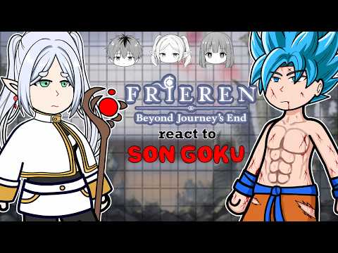 Sousou no Frieren React to Goku || Dragon Ball Super - Gacha React