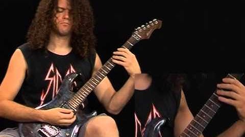 Shred Guitar Lick with Tapping & Legato Technique - Lead Guitar Lesson