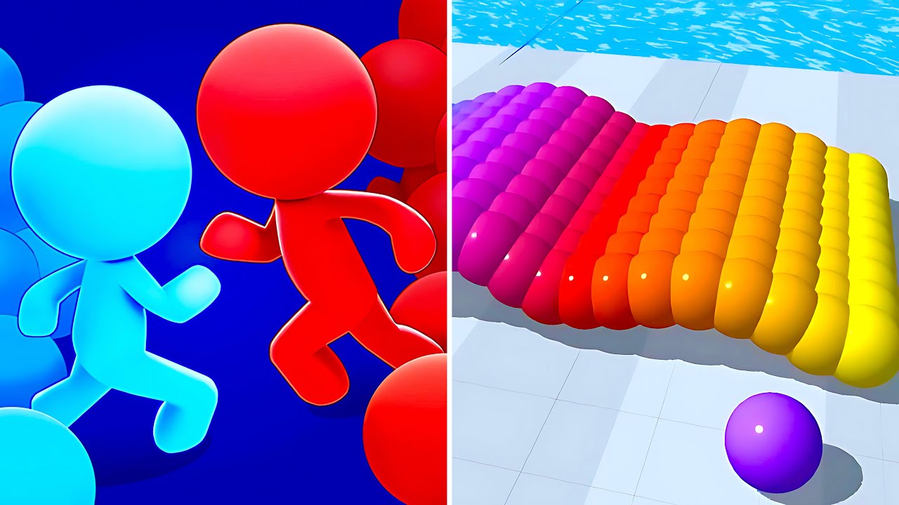 CountStickman 3D Vs Canvas Run🔴🔴🔴TikTok Max Update Walkthrough Android IOS Gameplay 