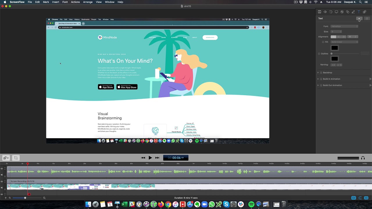 Screenflow Overview Video Editing Software for Mac OS